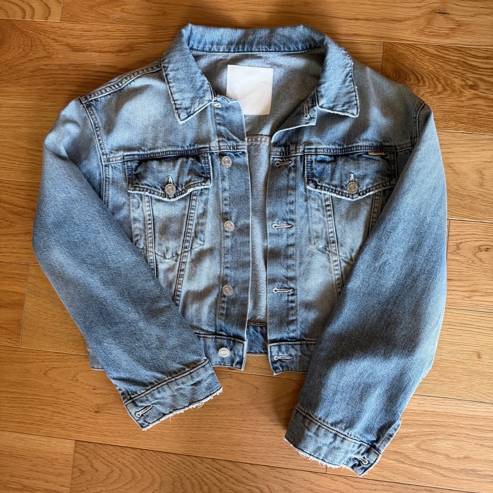 NWOT Mother The Big Shorty Denim Jacket